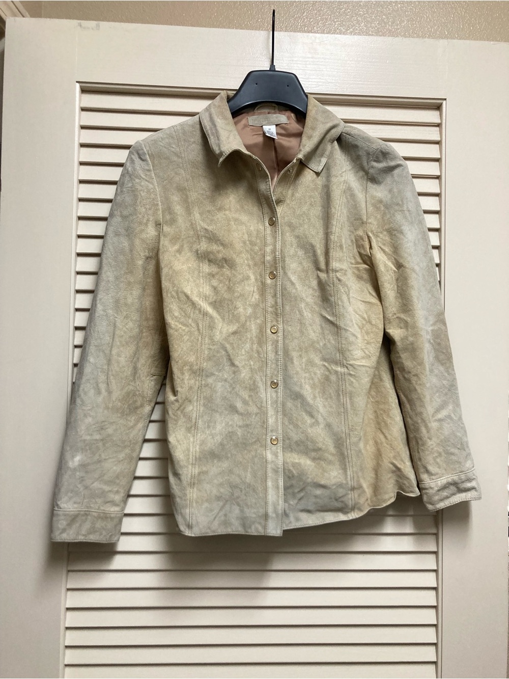 Investments Suede Leather Women’s Medium Blazer